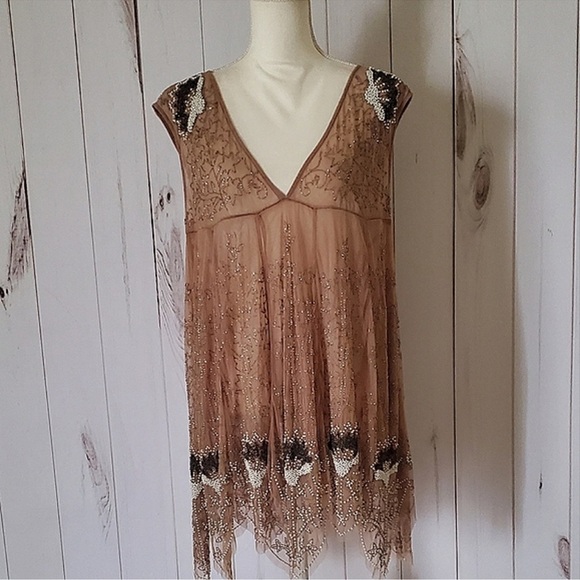 Free people deep sleep mini slip dress - Picture 3 of 4